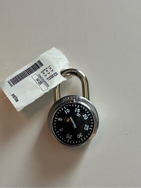 Masters Lock Black Combination Padlock